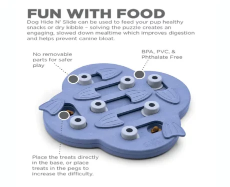 Outward Hound (Nina Ottosson) Hide And Slide Interactive Dog Toy (Level 2 -29 Cm) at ithinkpets.com (2)