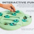 Outward Hound (Nina Ottosson) Puppy Hide N Slide Interactive Treat Puzzle Dog Toy, Green