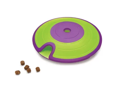 Outward Hound (Nina Ottosson) Treat Maze Interactive Puzzle Dog Toy, Green at ithinkpets.com (1)