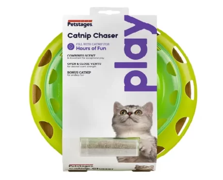 Petstages Catnip Chaser Interactive Play Toy for Cats at ithinkpets.com (2)