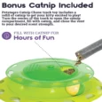 Petstages Catnip Chaser Interactive Play Toy for Cats