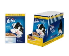Purina Felix Chicken with Jelly Adult Cat Wet Food, 85 Gms at ithinkpets.com (2)