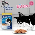 Purina Felix Chicken with Jelly Kitten Wet Food, 85 Gms