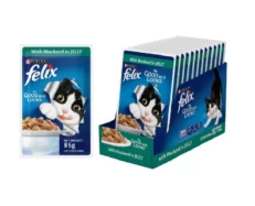 Purina Felix Mackerel with Jelly Adult Cat Wet Food, 85 Gms at ithinkpets.com (2)
