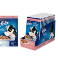 Purina Felix Salmon with Jelly Adult Cat Wet Food, 85 Gms