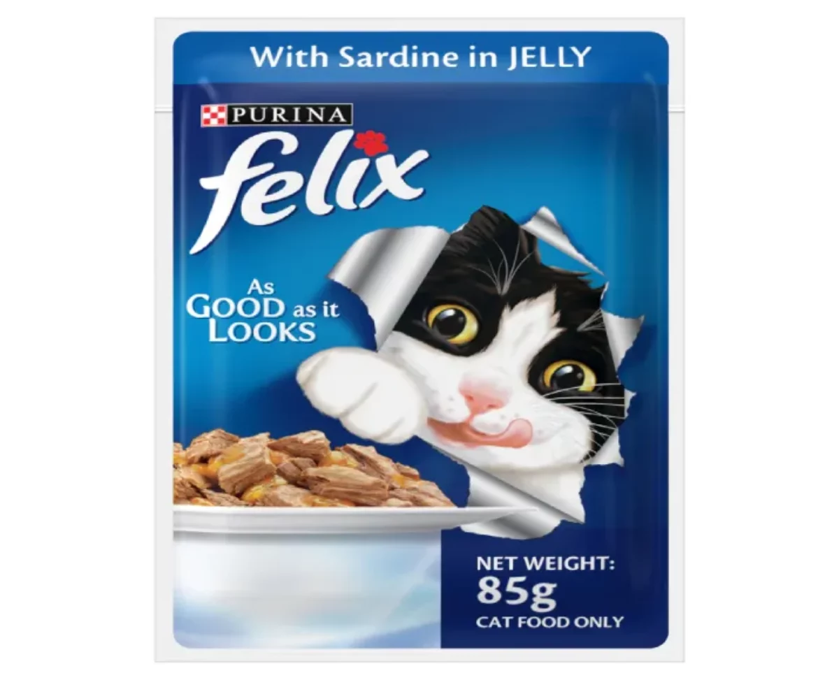 Buy Purina Felix Sardine With Jelly Adult Cat Wet Food ITP - Main Image