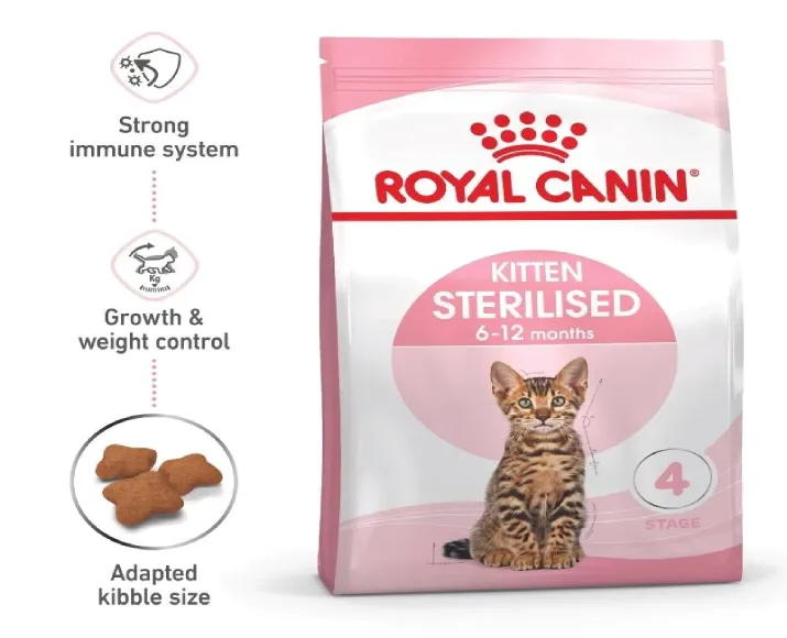 Royal Canin Sterilised Care Kitten Dry Cat Food, 1.2 Kg at ithinkpets.com (2)