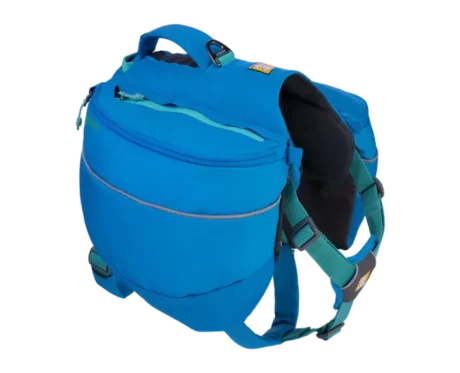 Ruffwear Approach Dog Backpack Blue Dusk at ithinkpets.com