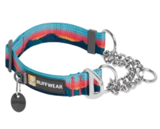 Ruffwear Chain Reaction Martingale Sunset at ithinkpets.com