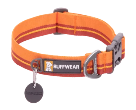 Ruffwear Flat Out Collar Autumn Horizon at ithinkpets.com