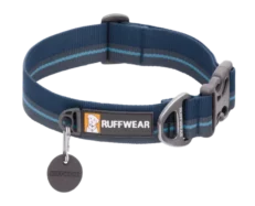 Ruffwear Flat Out Collar Blue Horizon at ithinkpets.com