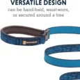 Ruffwear Flat Out Oceanic Distortion Dog Leash (Waist-worn, Hand-held Dog Leash)