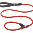 Ruffwear Just A Cinch Red Sumac Dog Leash & Collar with Reflective Rope