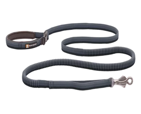 Ruffwear Roamer Bungee Leash Granite Gray at ithinkpets.com