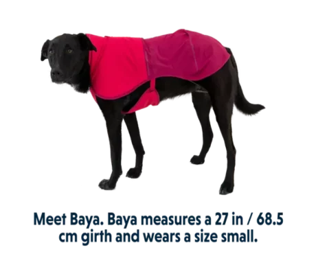 Ruffwear Sun Shower Hibiscus Pink Dog Raincoat at ithinkpets.com