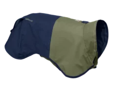 Ruffwear Sun Shower Midnight Blue Dog Raincoat at ithinkpets.com