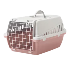 Savic Trotter Dog And Cat Carrier Light Grey Ash Rose at ithinkpets.com (1)