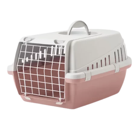 Savic Trotter Dog And Cat Carrier Light Grey Ash Rose at ithinkpets.com (1)