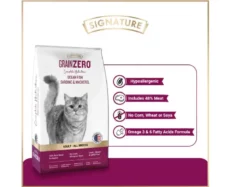 Signature Grain Zero Adult Dry Cat Food, All Breed Formula at ithinkpets.com (2)
