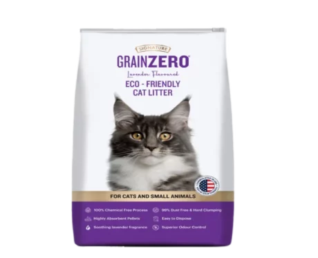 Signature Grain Zero Cat Litter For All Cats And Small Animals at ithinkpets.com (1)