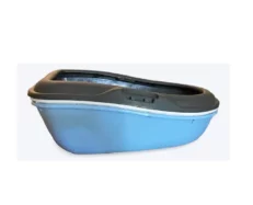 Trixie Berto Cat Litter Tray Blue at ithinkpets.com (2)
