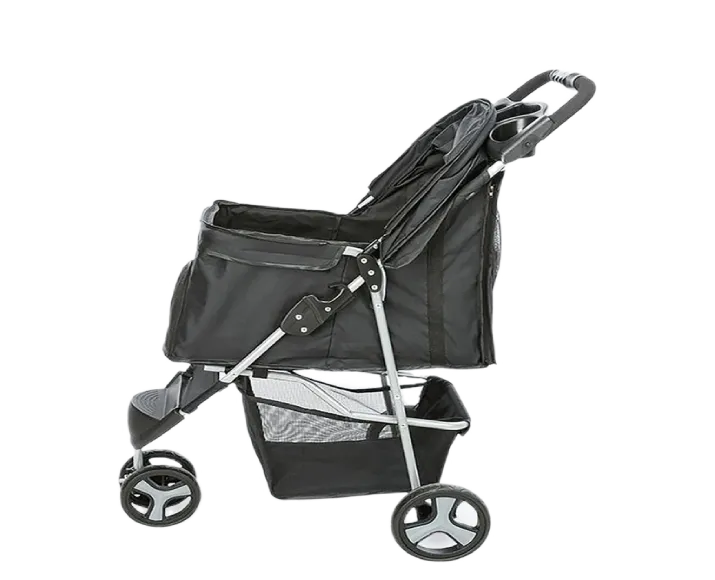 Trixie Black Pet Buggy, Hold Upto 4.6 kg at ithinkpets.com (1)