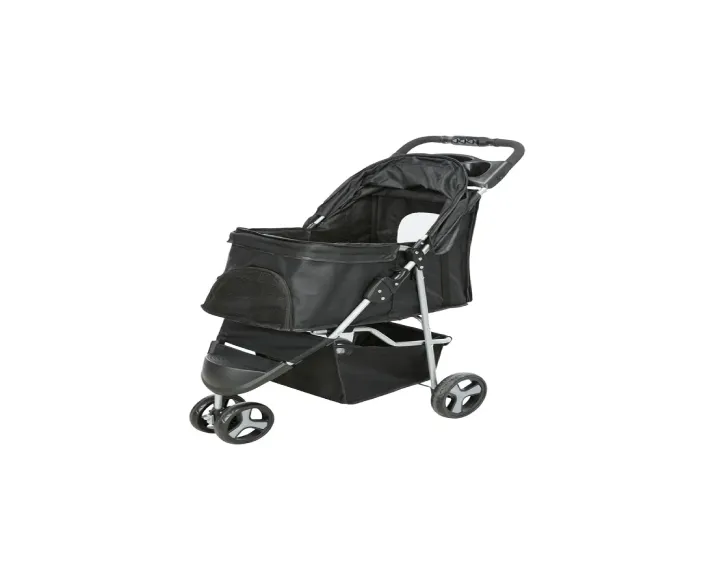 Trixie Black Pet Buggy, Hold Upto 4.6 kg at ithinkpets.com (5)