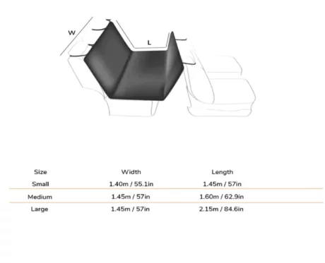 Trixie Car Seat Cover,1.45 x 1.60 m, Black at ithinkpets.com (2)