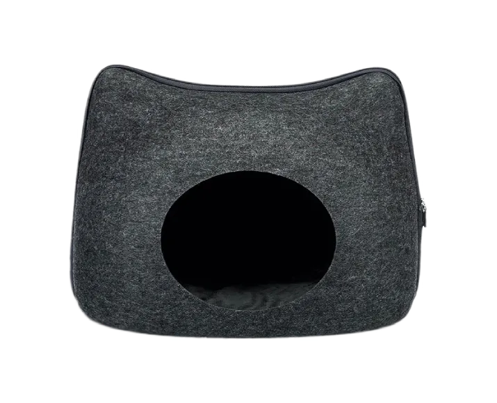 Trixie Cat Cuddly Cave Cat Bed Anthracite at ithinkpets.com (1)