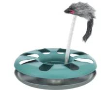 Trixie Crazy Circle with plush mouse, Interactive Cat Toy at ithinkpets.com (1)