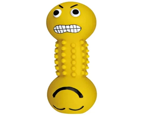 Trixie Smiley Dumbbell with Motifs Latex Toy for Dogs at ithinkpets.com (2)