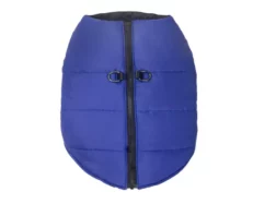 Zoomiez Ultimate Dog Jacket With Built in Harness - Blue at ithinkpets.com (1)