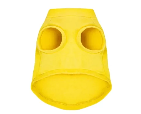 Zoomiez Zip Up Polar Fleece Sweater - Yellow at ithinkpets.com (2)