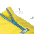 Zoomiez Zip Up Polar Fleece Sweater – Yellow