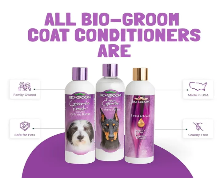 Bio-Groom So Gentle Hypo-Allergenic Crème Rinse Conditioner, 355 ml at ithinkpets.com (3)