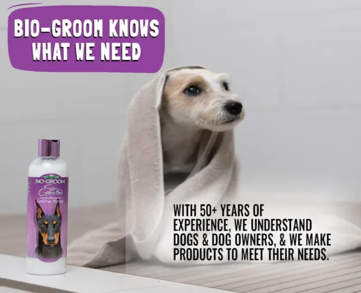 Bio-Groom So Gentle Hypo-Allergenic Crème Rinse Conditioner, 355 ml at ithinkpets.com (4)
