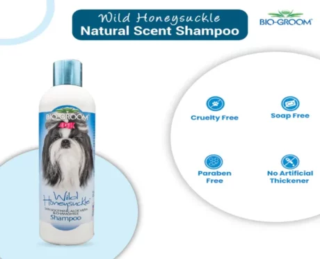 Bio-Groom Wild Honeysuckle Skin Soothing Aloe Vera & Chamomile Shampoo, 355 ml at ithinkpets.com (2)