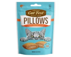 Catfest Pillows with Shrimp Cream Cat Treat at ithinkpets.com (1)