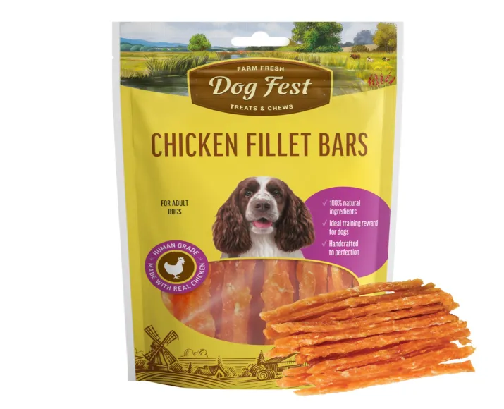 Dogfest Chicken Fillet Bars Dog Treats at ithinkpets.com (1)