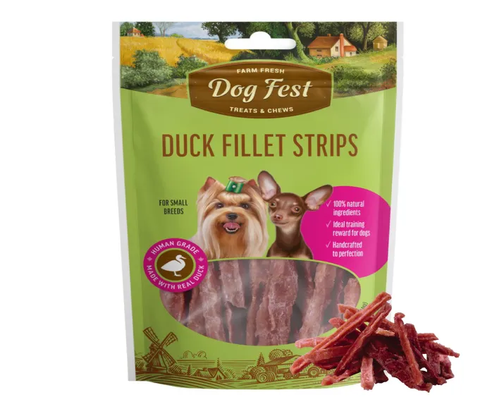 Dogfest Duck Fillet Strips Dog Treats at ithinkpets.com (1)
