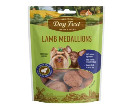 Dogfest Lamb Medallions Dog Treat at ithinkpets.com (2)