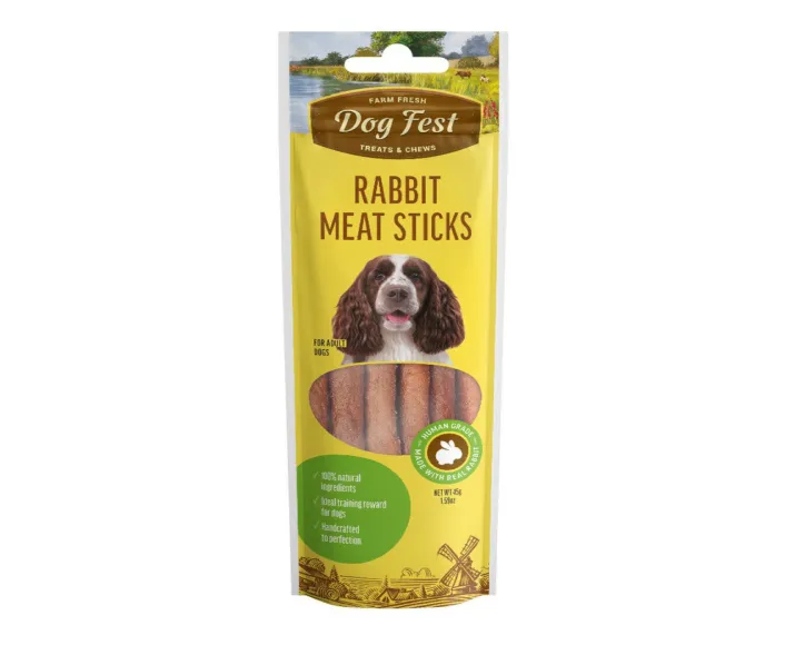 Dogfest Meat Sticks Rabbit Dog Treat at ithinkpets.com (2)