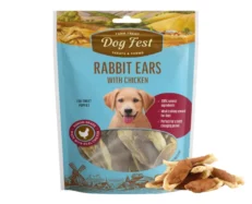 Dogfest Rabbit Ears with Chicken Dog Treat at ithinkpets.com