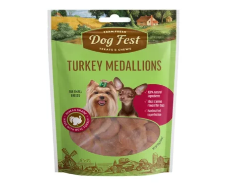 Dogfest Turkey Medallions Dog Treat at ithinkpets.com (2)