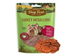 Dogfest Turkey Medallions Dog Treat at ithinkpets.com