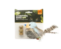 Fofos Blue Bird with Catnip balls, Cat Interavtive Toy at ithinkpets.com (1)