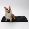 Fofos Chenille Memory Foam Mat for Dogs and Cats, Medium , Grey