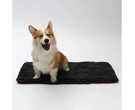 Fofos Chenille Memory Foam Mat for Dogs and Cats, Medium , Grey at ithinkpets.com (2)