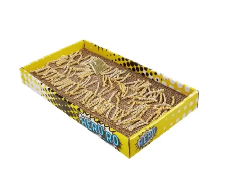 Fofos Comic String Scratcher Cat Toy, Brown at ithinkpets.com (1)