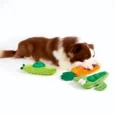 Fofos Cute Treat Dog Toy Avacado,Treat Dispensing Plush Dog Toy